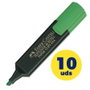 Faber Castell Textliner 48 Marcador Fluorescente Verde (Set de 10)